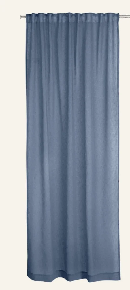 Gardin indigo blå – 140×220 cm v:2474337 Gardin indigo blå – 140×220 cm v:2474337
