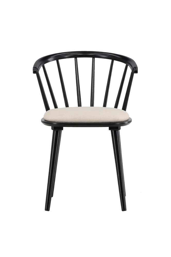 Bobby Spisestol 2-pakning – Svart m v:693704