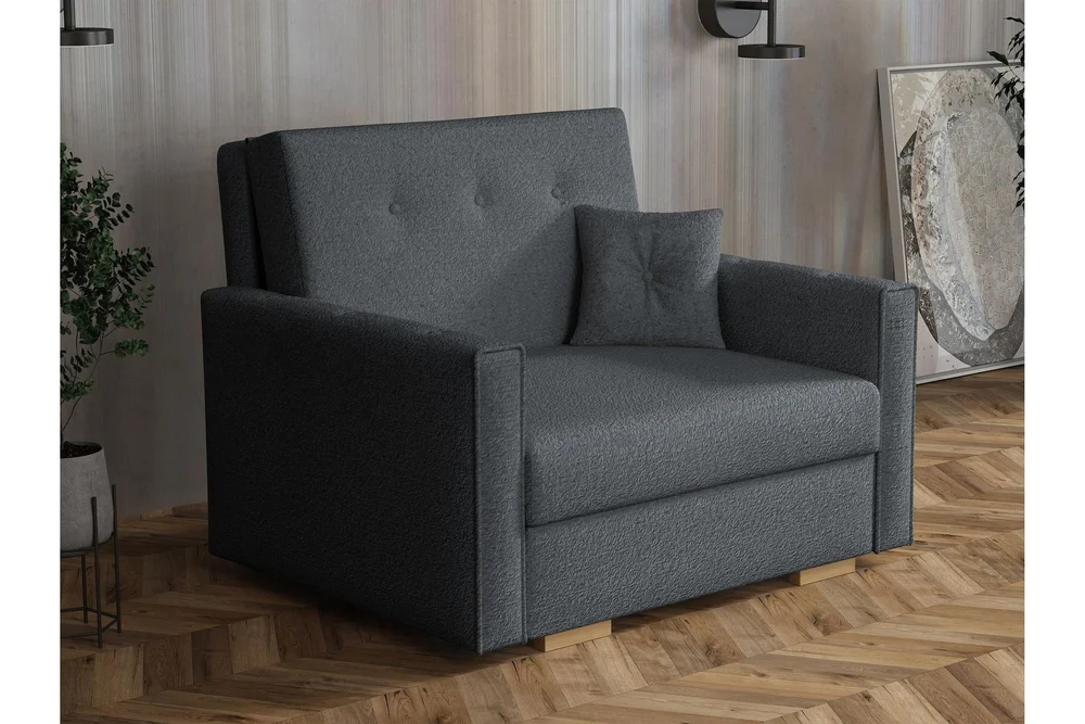 Ajiz Sovesofa 2-seter i Bouclé v:2639460