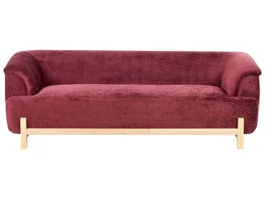 Sofa 3-seter ALNOR Chenille Burgunder v:2813153 Sofa 3-seter ALNOR Chenille Burgunder v:2813153