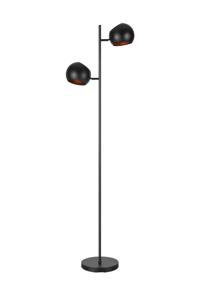 Gulvlampe EDGAR – Svart – Belysning | m v:5869654 Gulvlampe EDGAR – Svart – Belysning | m v:5869654