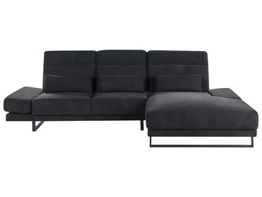 Hjørnesofa 4-seters IKAST Svart Venstrevendt v:1931473 Hjørnesofa 4-seters IKAST Svart Venstrevendt v:1931473