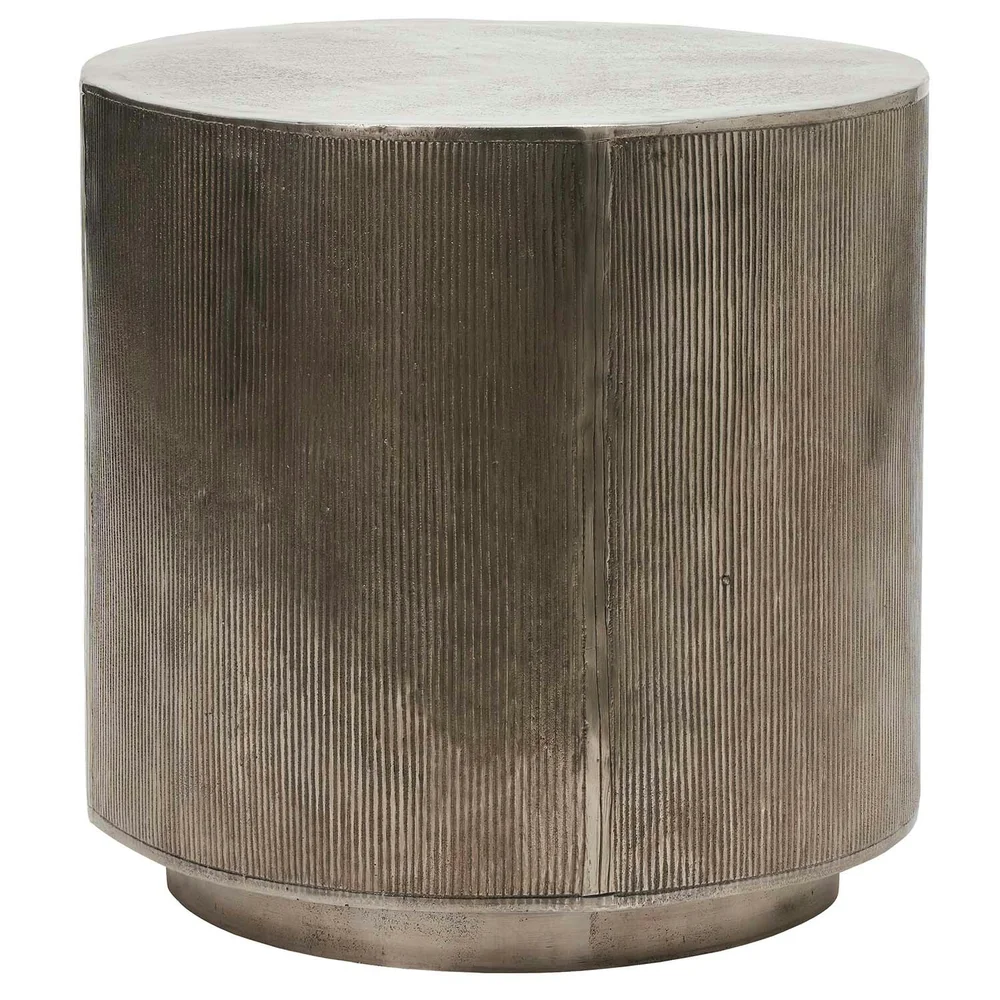 Rota Coffee table H50 cm, Brushed Silver v:2843281