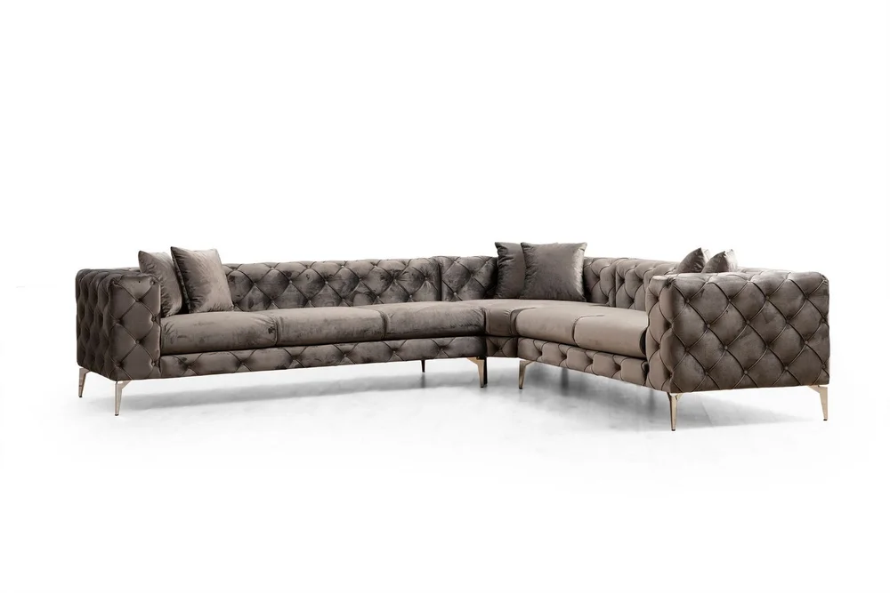 Beachport Stor Hjørnesofa 6-seters L-formet Avtagbart trekk v:3848704