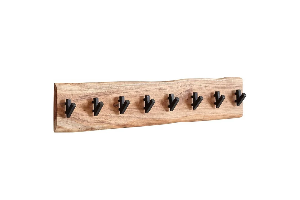 Garderobe Wohnling Vegghengt klesstativ 8 metallkroker knudrete heltre v:4879729 Garderobe Wohnling Vegghengt klesstativ 8 metallkroker knudrete heltre v:4879729