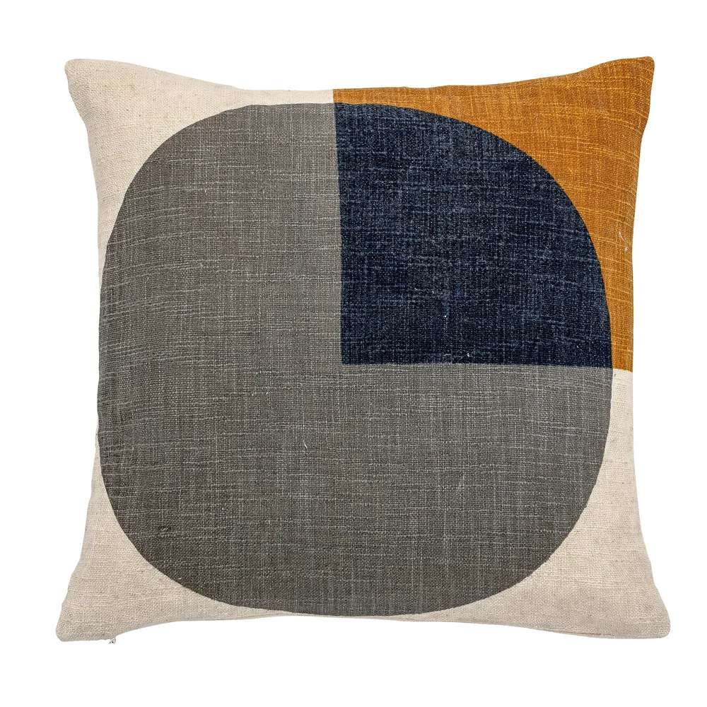 Bloomingville pute cirkel-kvadrat 40×40 cm v:196591 Bloomingville pute cirkel-kvadrat 40×40 cm v:196591