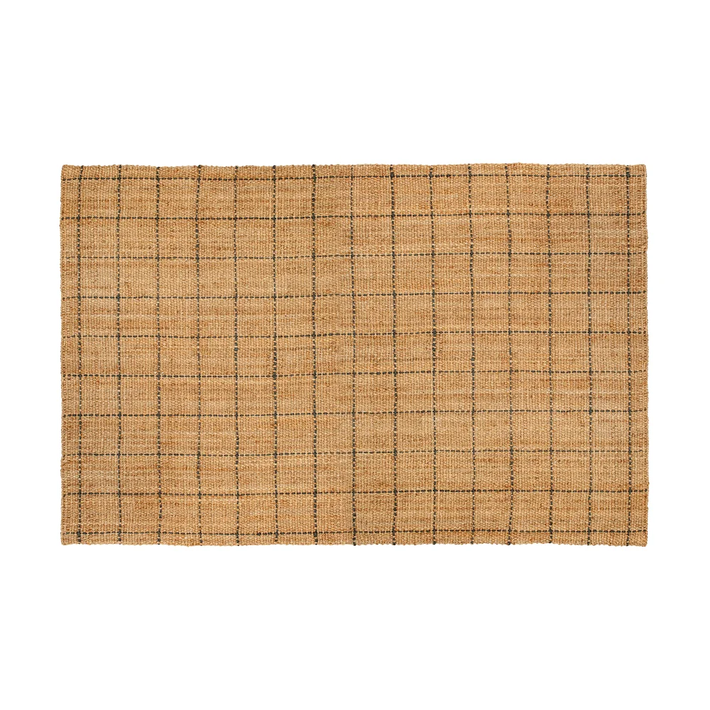 Freja juteteppe rutete 190 x 290 cm v:5483451 Freja juteteppe rutete 190 x 290 cm v:5483451