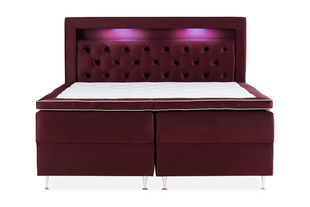 Alessia Komplett Sengpakke med Oppbevaring LED-belysning 180×200 cm v:2147576 Alessia Komplett Sengpakke med Oppbevaring LED-belysning 180×200 cm v:2147576