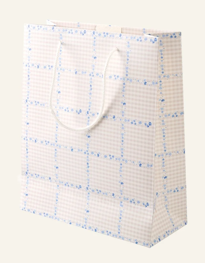 Gavepose multi blå - 24x29x10 cm v:4234156