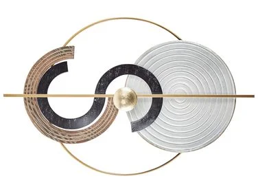 Veggdekorasjon BRAGA 55 cm Metall Flerfarget v:3572424 Veggdekorasjon BRAGA 55 cm Metall Flerfarget v:3572424