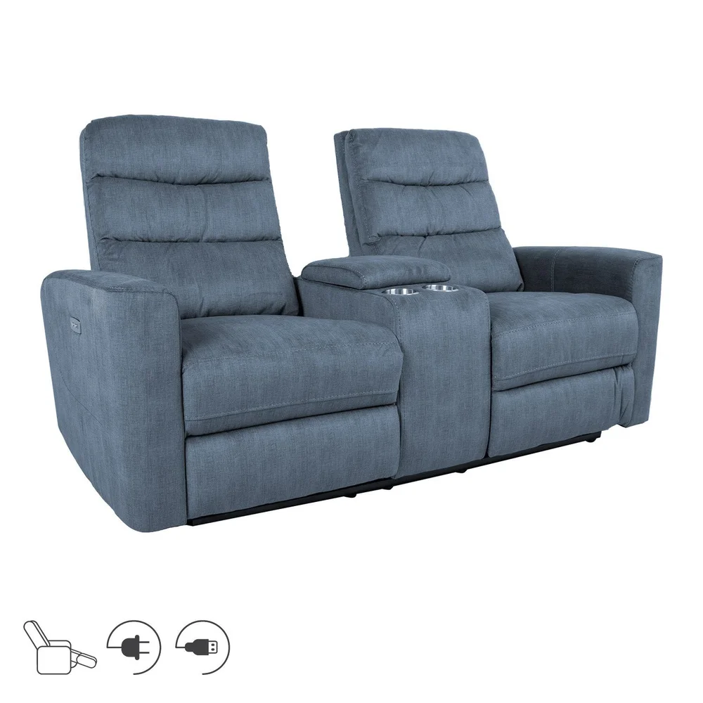 Reclinersofa Darvi 2-seter med elektrisk mekanisme v:4106932