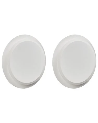 Sett med 2 vegglamper SEMNON LED Metall Hvit v:1618847 Sett med 2 vegglamper SEMNON LED Metall Hvit v:1618847