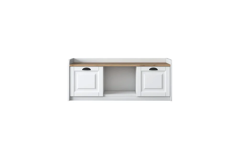 Caraway Skobenk 120×45 cm Hvit/Brun v:4282427 Caraway Skobenk 120×45 cm Hvit/Brun v:4282427