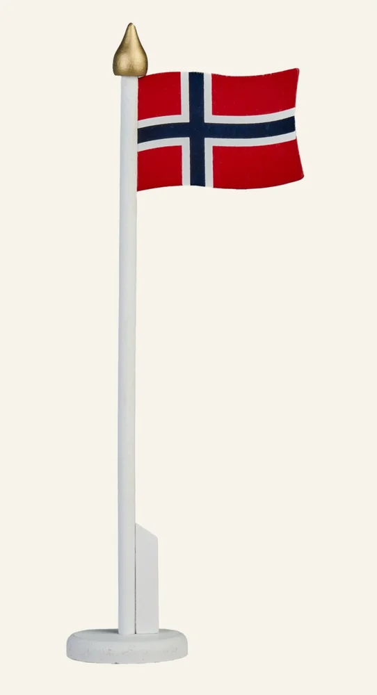 Flaggpynt multi rød – 30cm v:9531757
