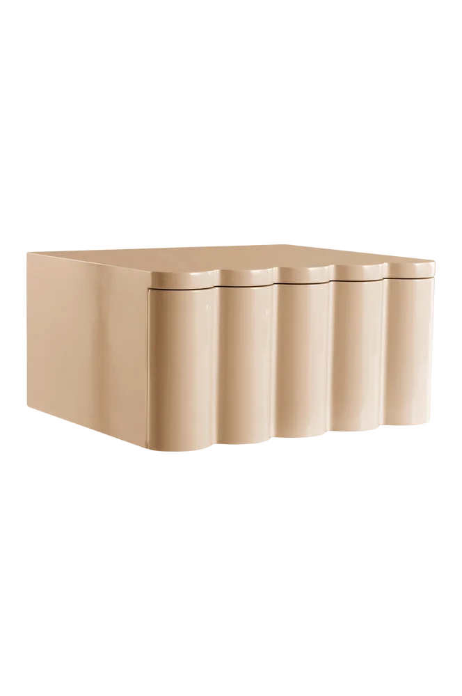 VALLMO veggmontert Nattbord - Beige m v:5183812