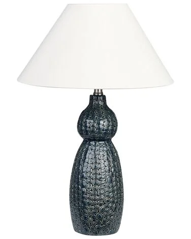 Bordlampe MATINA Keramikk Hvit v:6093611