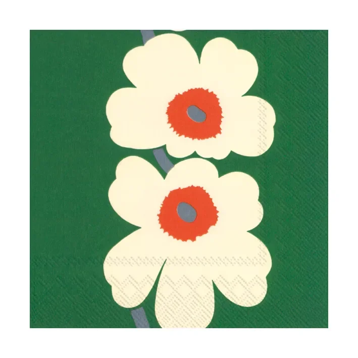 Unikko 60-årsjubileum serviett 33x33 cm 20-pack v:3949145