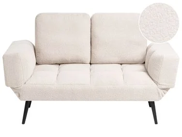 Sovesofa 2-seters BREKKE Bouclé Off white v:3856700 Sovesofa 2-seters BREKKE Bouclé Off white v:3856700