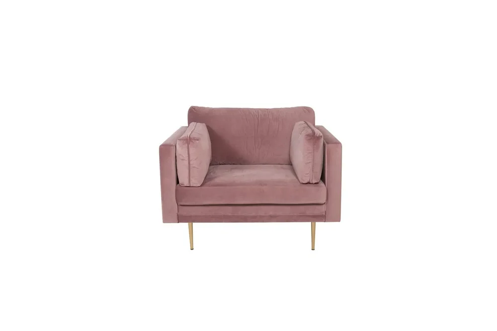 Lenestol Boom Fløyel Rosa v:9662703