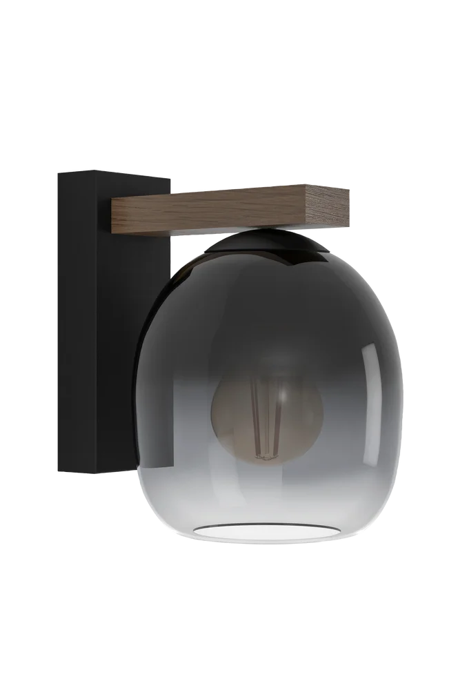 Vegglampe Filago - Svart - Belysning | m v:9539688