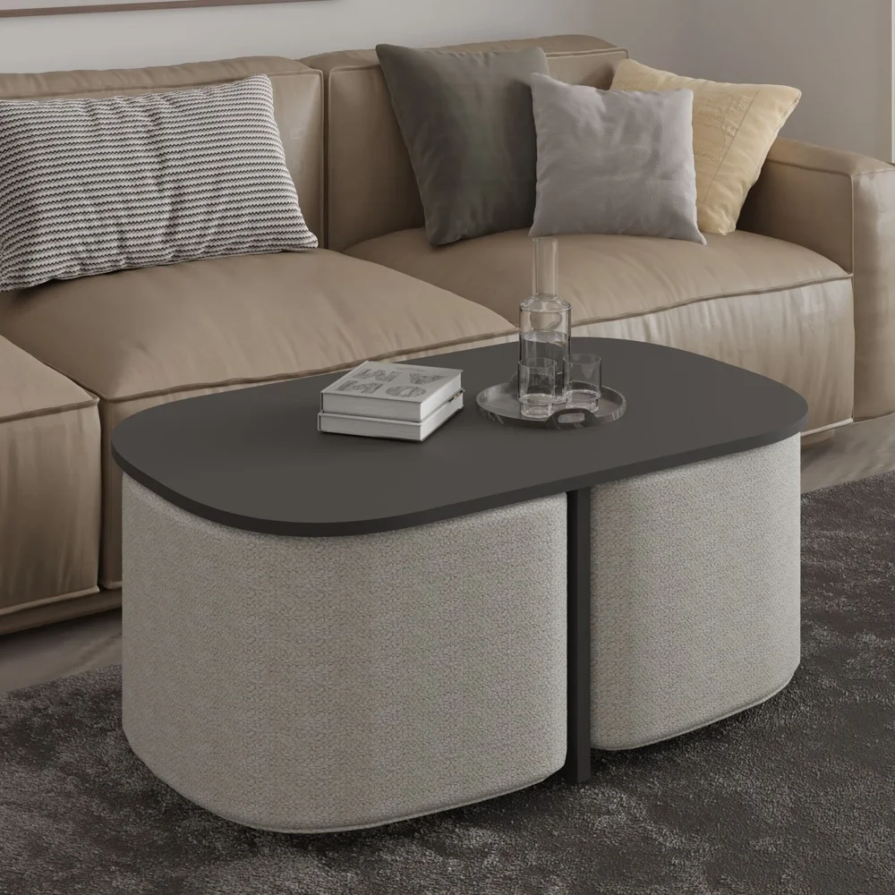 Hu Sofabordsett 90×42,9×45 cm v:2857739 Hu Sofabordsett 90×42,9×45 cm v:2857739