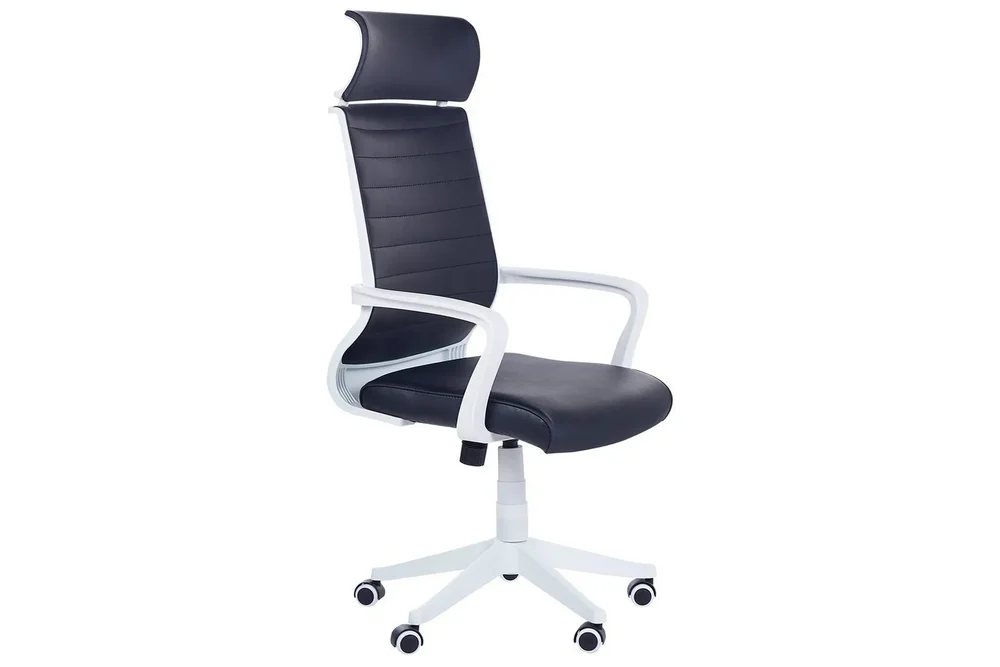 Kontorstol Leader Svart/Hvit v:4963024