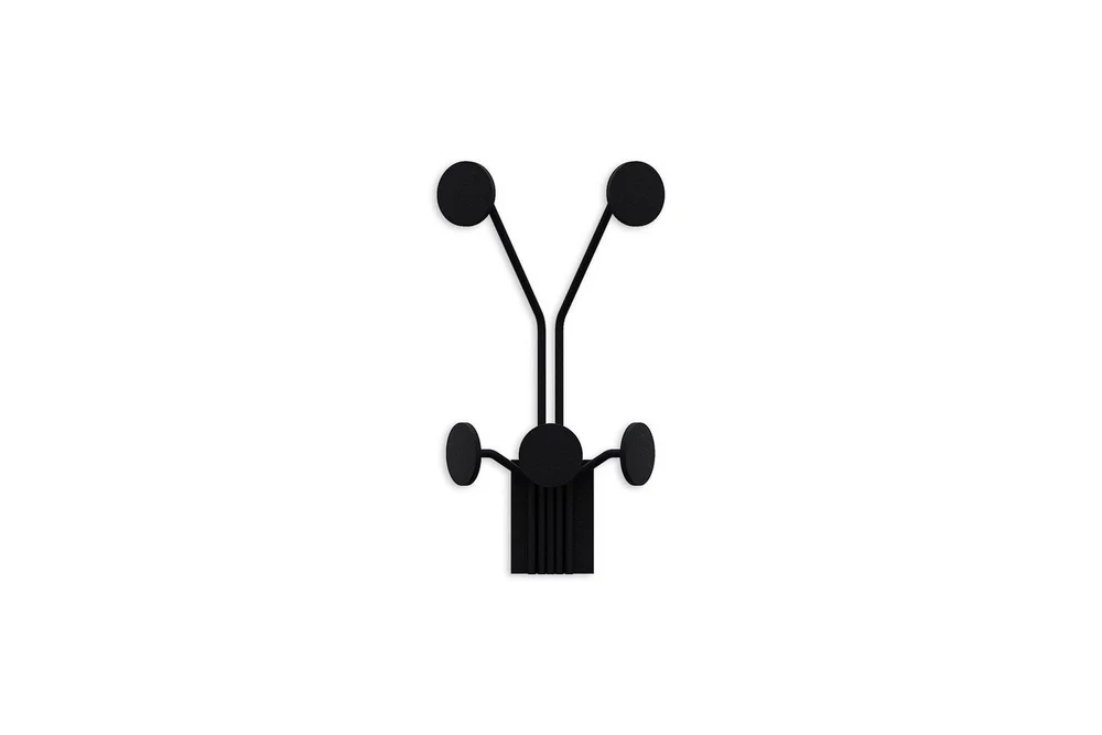 Metall Vegghook Clarra Svart v:9742127