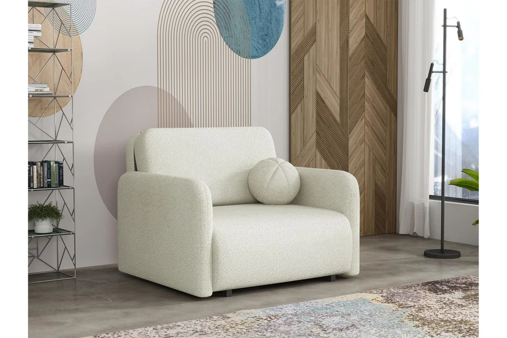 Ajmeri Sovesofa 2-seter i Bouclé v:7174898