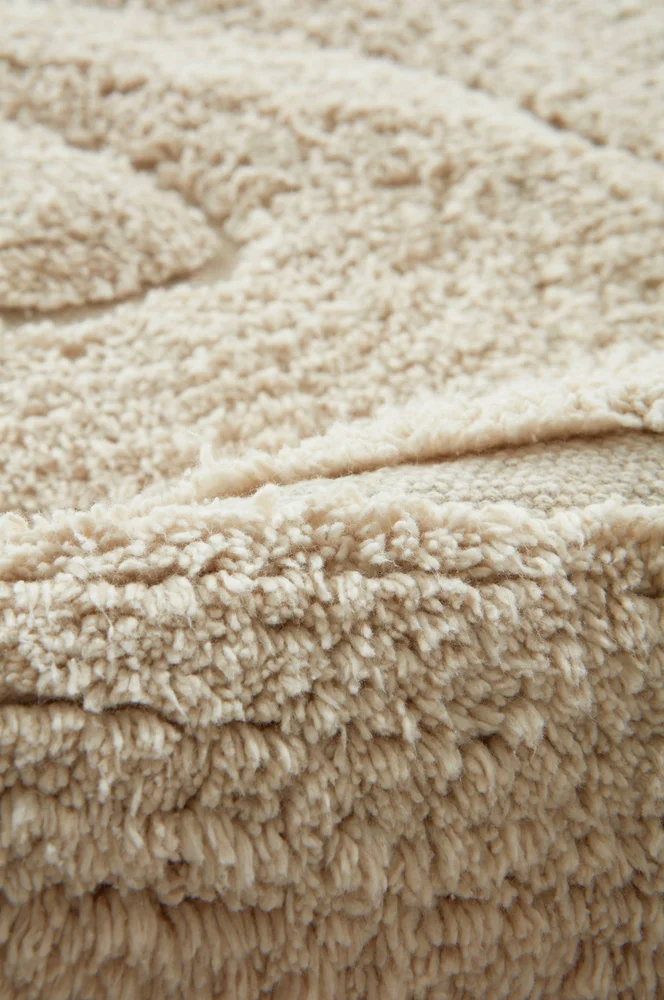 SHIV bomullsteppe 200×300 cm – Beige – Tepper | m v:2452565