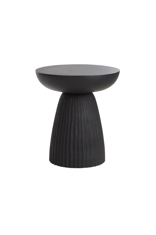 EGINA sidebord Ø 40 cm - Svart m v:5462971