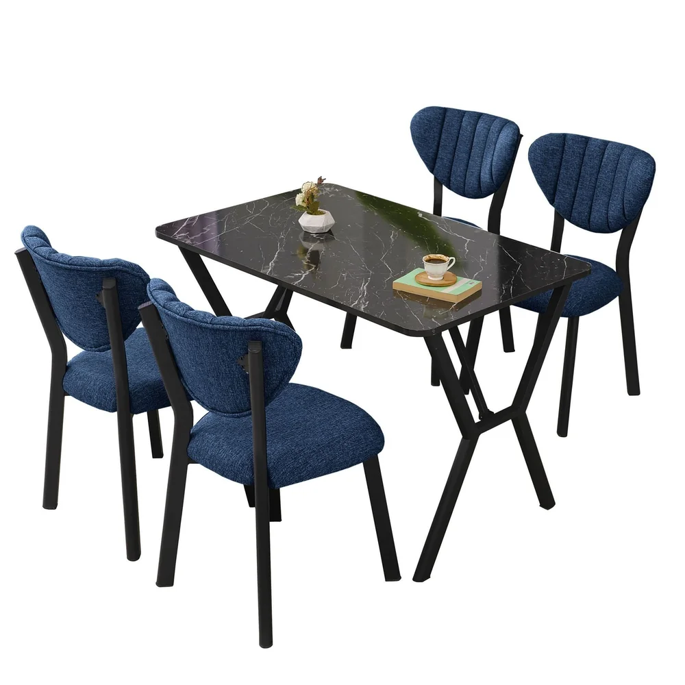 Krylor spisegruppe bord 110 cm + 4 stoler v:1089107