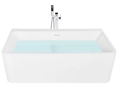 Frittstående badekar MARUPARIA 160 x 73 cm Hvit v:940967