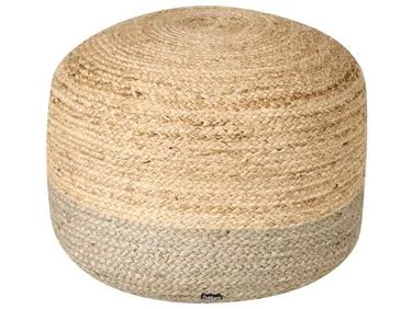 Puff DUKI Jute Gråbrun v:5803609