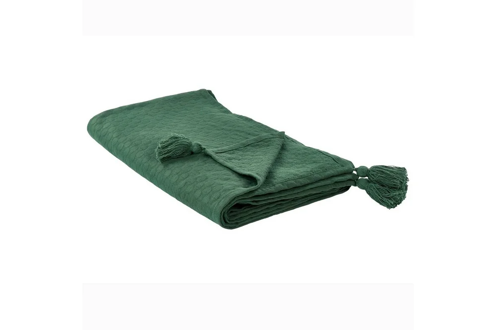 Sengeteppe Lindula Grønn, 150×200 cm v:7028399 Sengeteppe Lindula Grønn, 150×200 cm v:7028399