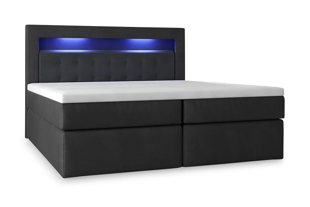Modena Sengepakke 140x200 med Oppbevaring LED-belysning v:6827256