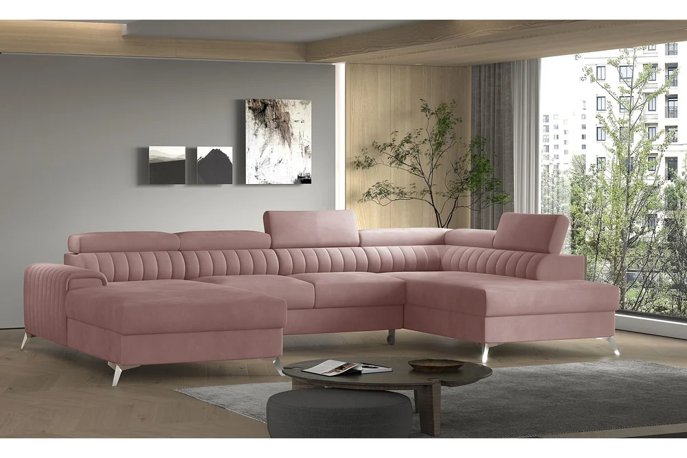 Kamran Sovesofa m. Divan og Sjeselong med Oppbevaring v:9269343