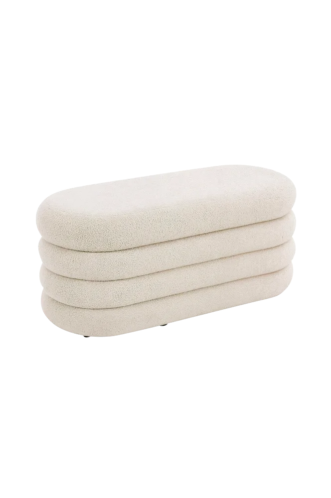 Akord Puffo Pouffe – Hvit m v:7318161