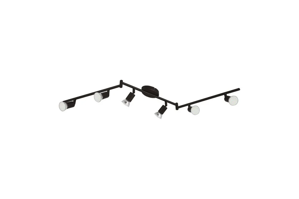 Spotlight Eglo Buzz-LED med 6 lamper svart v:1005682