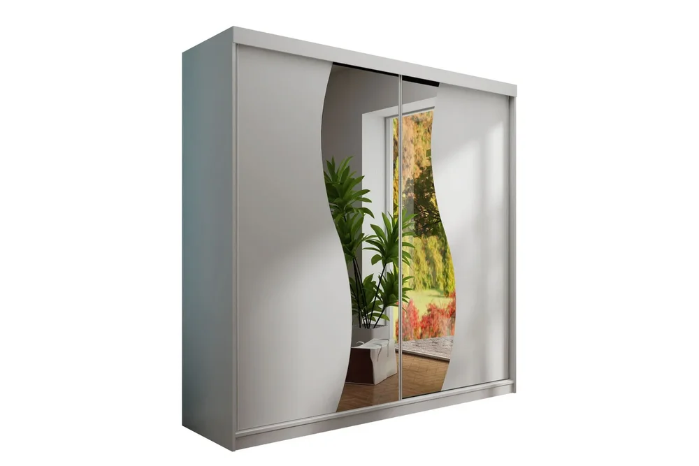 Dunkra Garderobeskap Med Speil 200×200 cm v:5040023 Dunkra Garderobeskap Med Speil 200×200 cm v:5040023