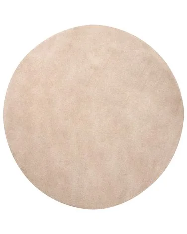 Teppe VASCO Beige ø 140 cm Ull v:8361941