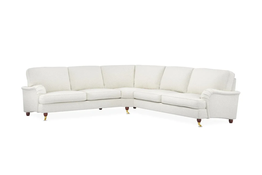 Howard Lyx 6-seters Høyrevendt L-formet Hjørnesofa i Bouclé v:1599951