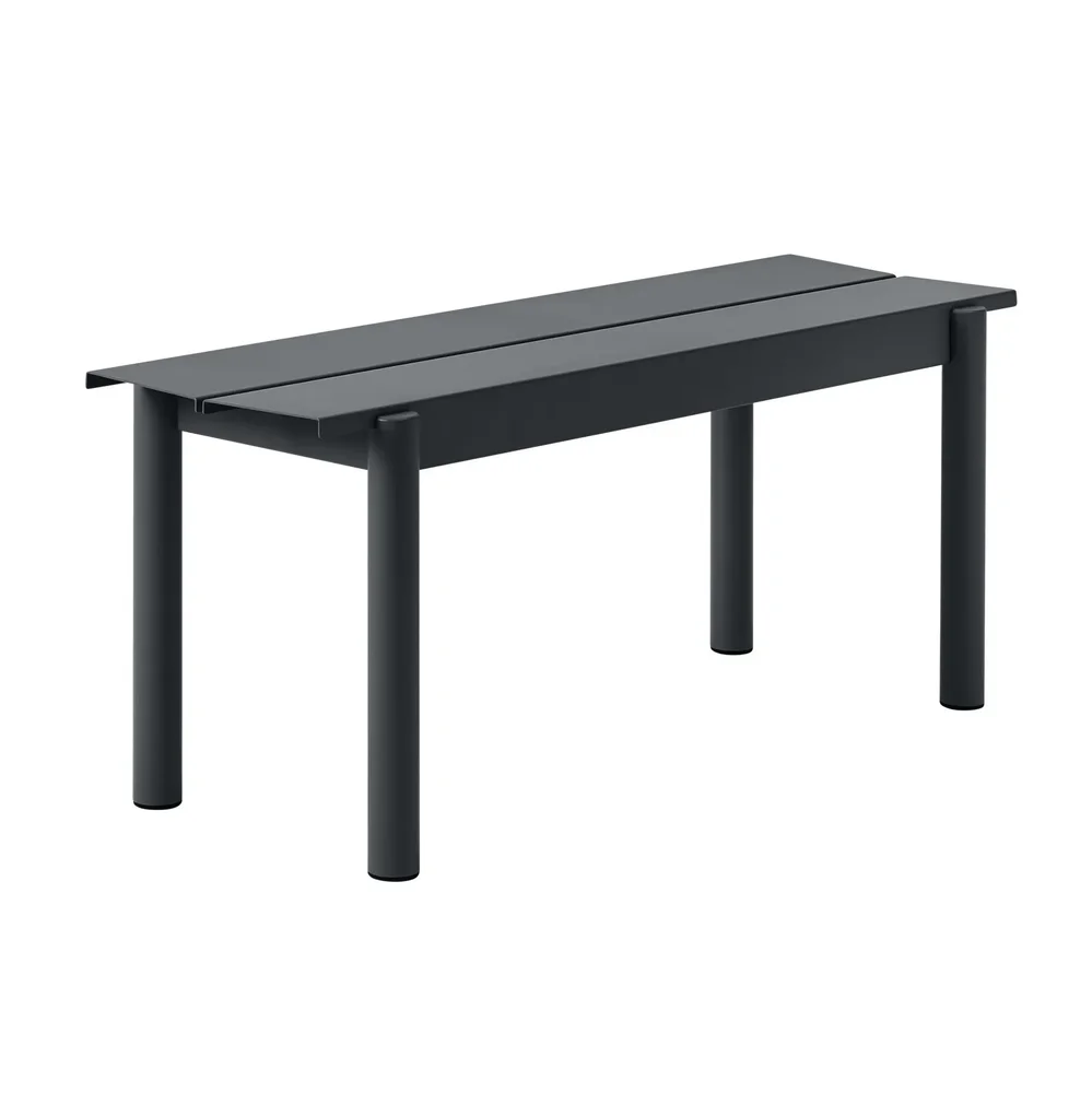 Linear Steel Bench benk 110x34 cm v:4005019