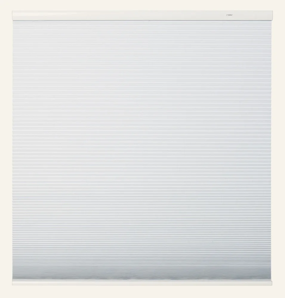 Lystett dobbel plisségardin hvit – 90×210 cm v:2320285 Lystett dobbel plisségardin hvit – 90×210 cm v:2320285