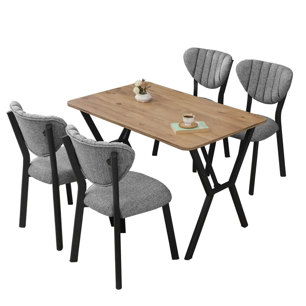 Krylor spisegruppe bord 110 cm + 4 stoler v:8652201