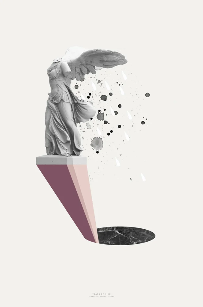 Poster Tears of Nike – Flerfarget – Dekor | m v:3165817