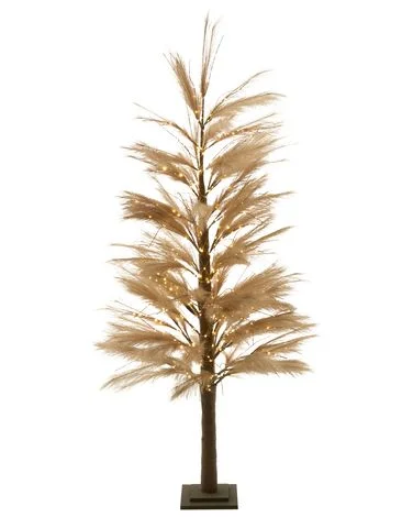 Utendørsdekorasjon LED HAUGANES 190 cm Juletre Beige v:5509893