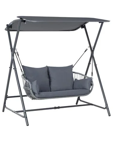 Hengesofa FIASTRA Metall Mørkegrå v:2255567