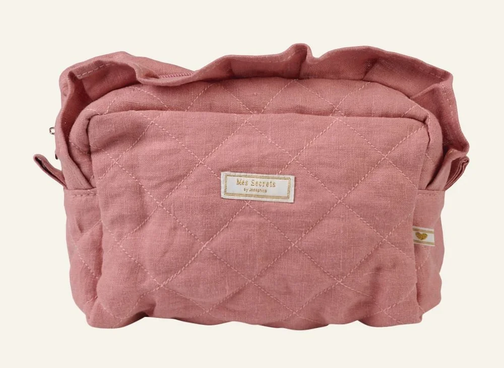 Toalettmappe gammelrosa – 14×20 cm v:4068971