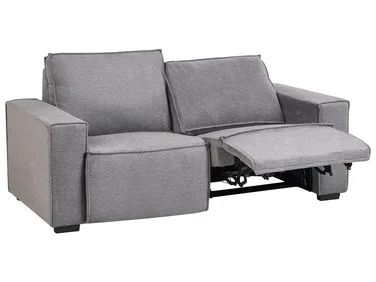 Elektrisk reclinersofa 2-seters NUKARI Grå v:4647048