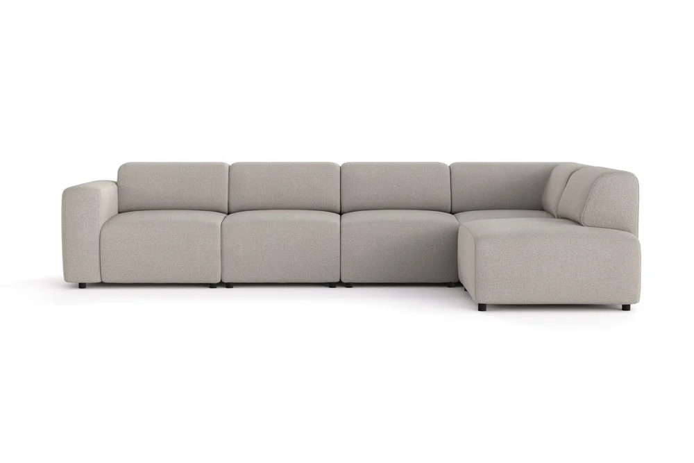 Torvasen 5-seters sofa med divan høyre i stoff v:2955466